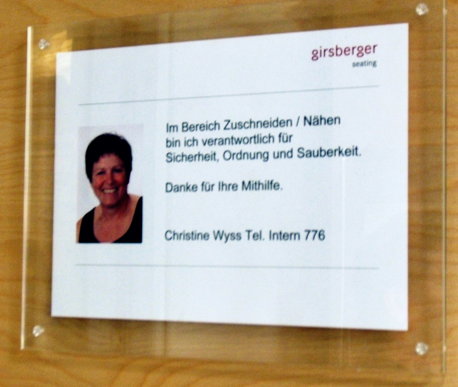 Girsberger Bützberg Firmenbesichtigung auf Einladung BDIA und VSI.ASAI.