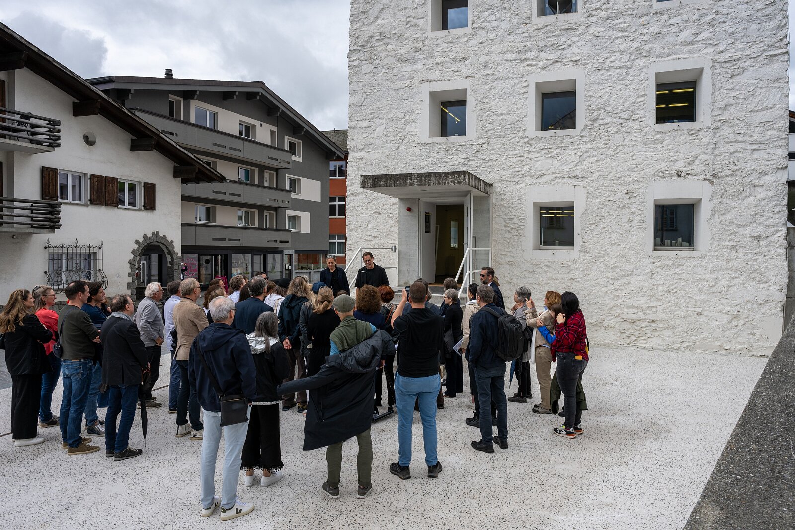 VSI.ASAI. Generalversammlung Flims Das gelbe Haus in Flims, Architekt Valerio Oligiati