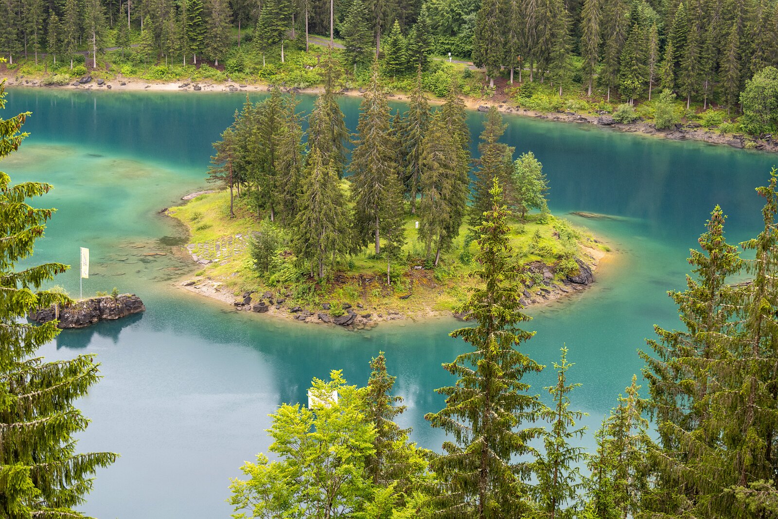 VSI.ASAI. Generalversammlung Flims Wanderung zum Caumasee und zur Aussichtsplattform "il Spir".