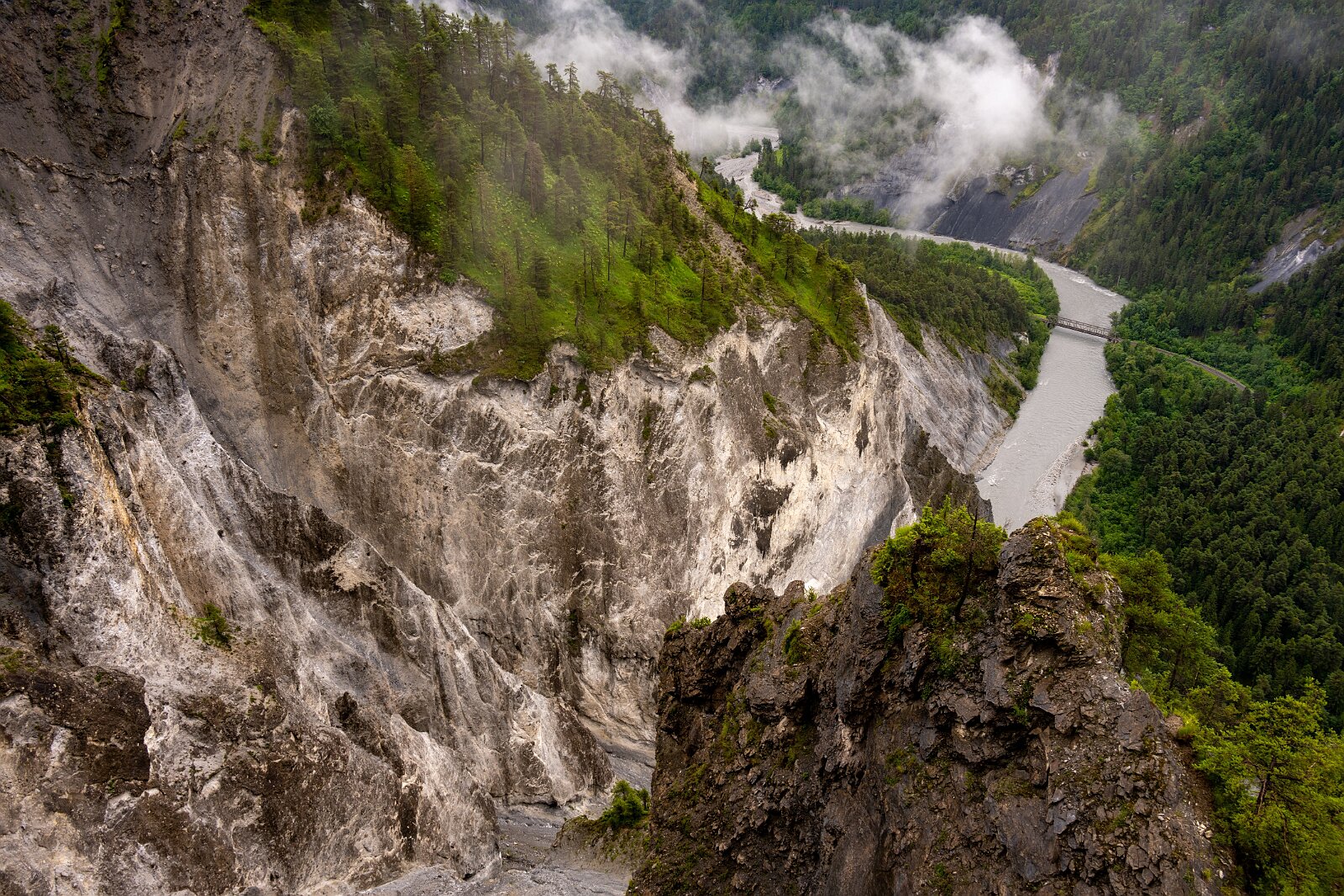 VSI.ASAI. Generalversammlung Flims Wanderung zum Caumasee und zur Aussichtsplattform "il Spir".