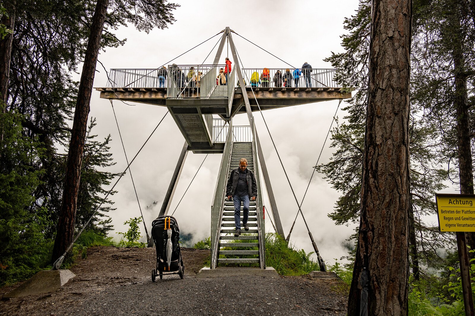 VSI.ASAI. Generalversammlung Flims Wanderung zum Caumasee und zur Aussichtsplattform "il Spir".