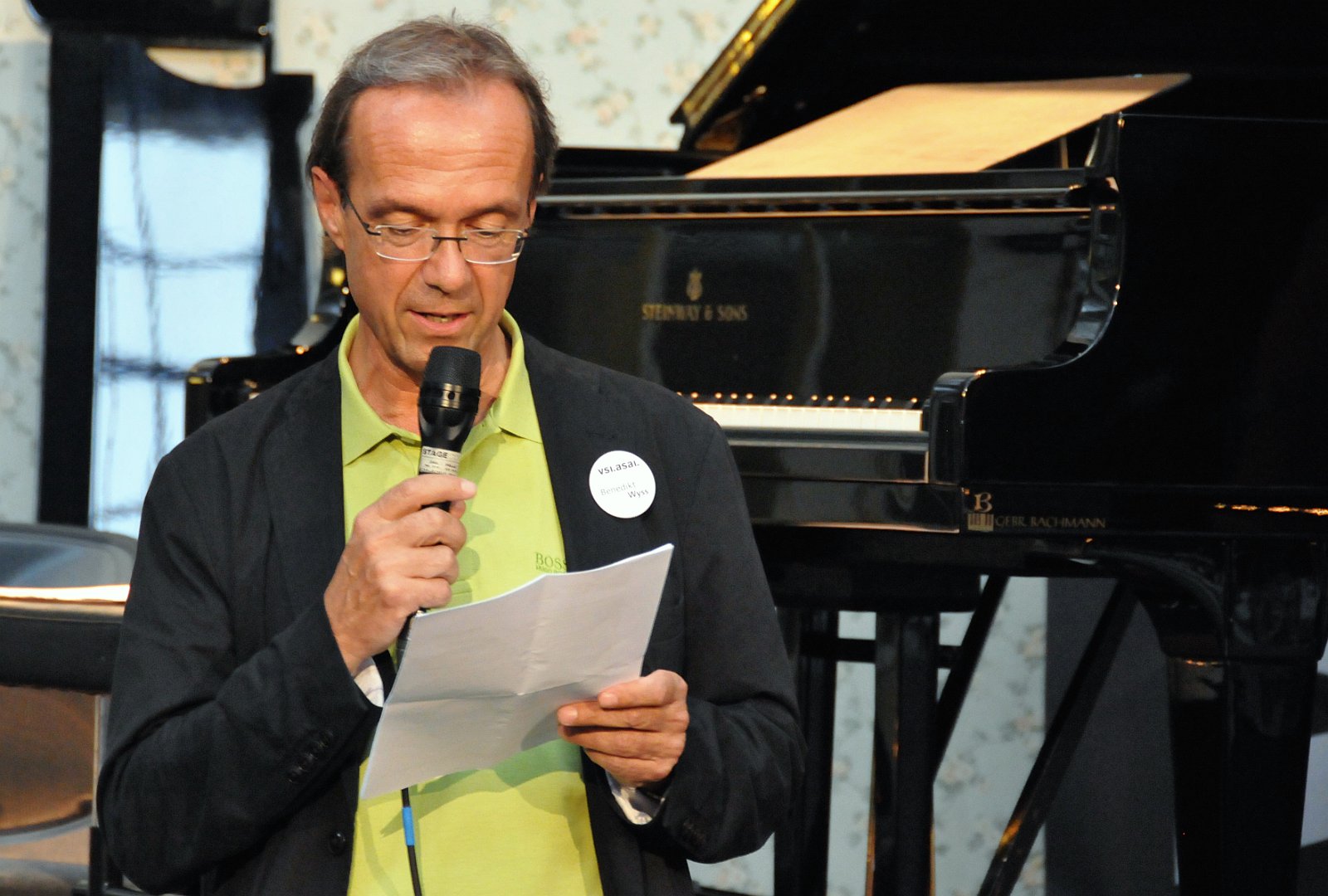 VSI.ASAI. Rahmenprogramm 19. Juni 2009 Konzert Georg Gruntz Swiss Trio im Restaurant eoipso in Basel