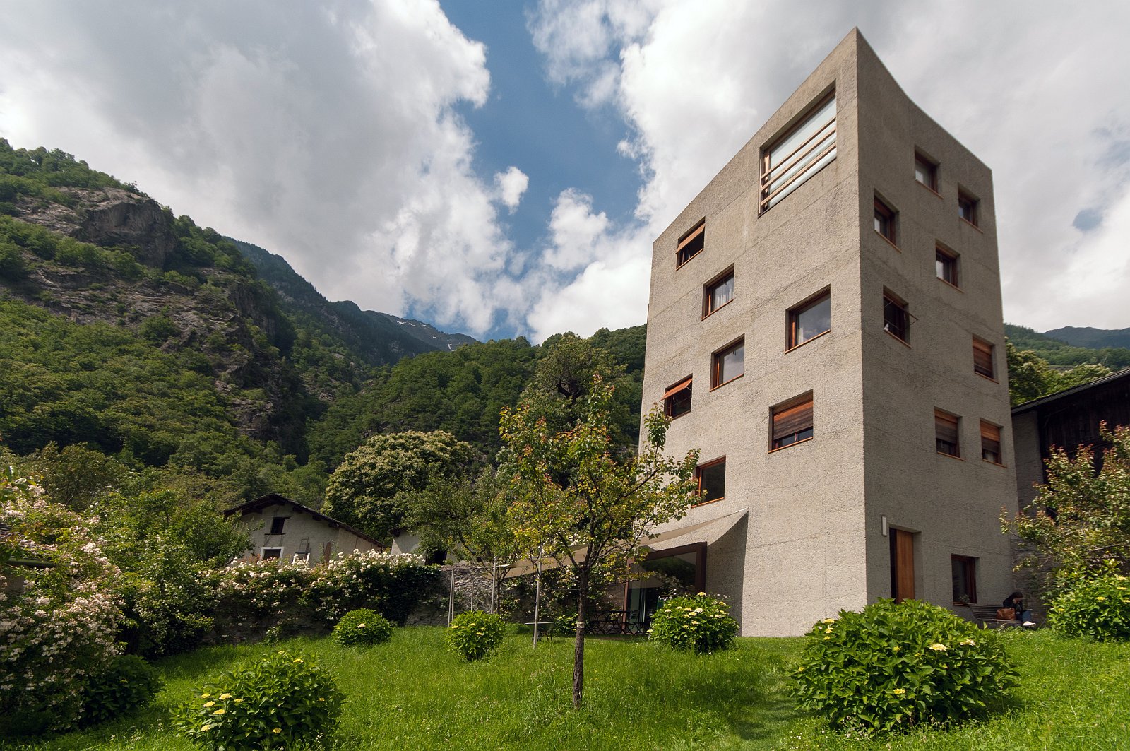 Besichtigung der Fondazione Garbald in Castasegna Besichtigung der Fondazione Garbald in Castasegna Architektur von Miller + Maranta, Basel.