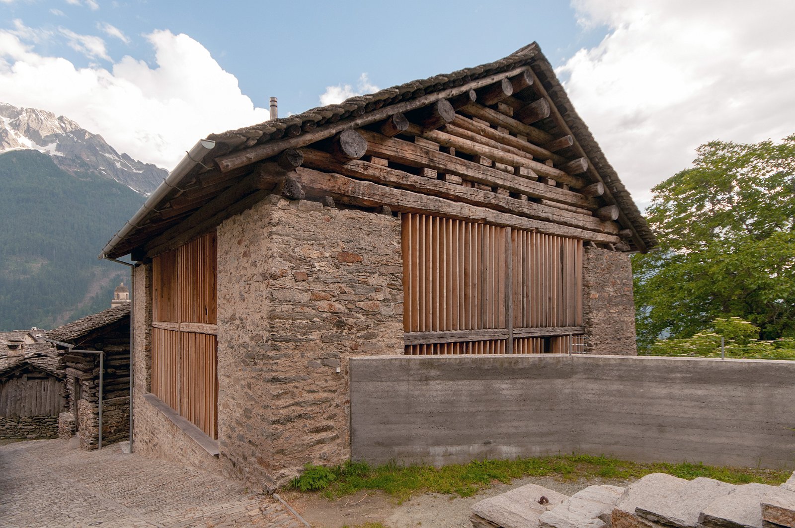 VSI.ASAI GV 28./29. Juni 2013 Ferienhaus in Soglio, Stall gestaltet und umgebaut von Architekt Ruinelli