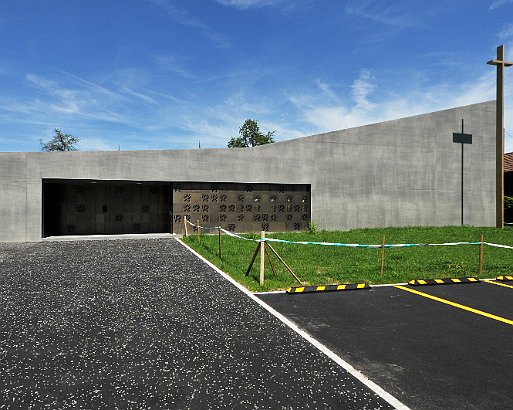 Katholische Kapelle in Samtagern, Einweihung Februar 2012 Architektur von Forster & Uhl Architekten GmbH Zürich.