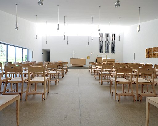 Katholische Kapelle in Samtagern, Einweihung Februar 2012 Architektur von Forster & Uhl Architekten GmbH Zürich.