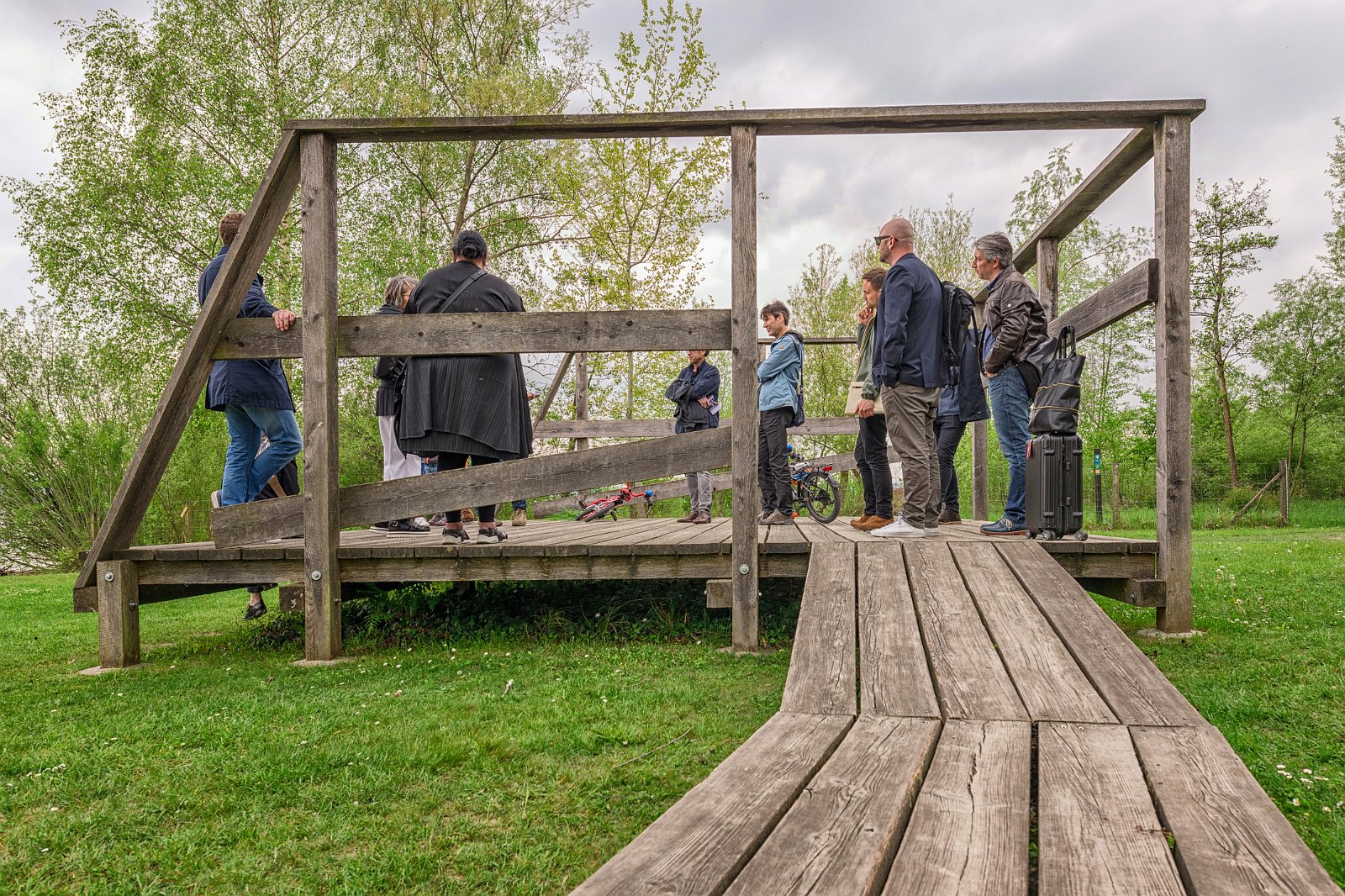 Haus von Tadashi Kawamata am Zugersee Switzerland 