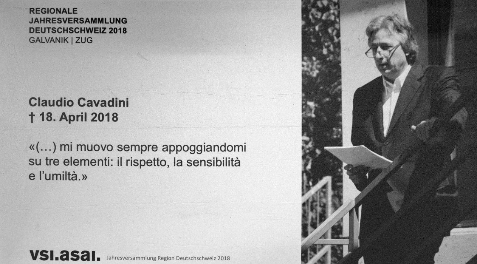 VSI.ASAI - Regionalversammlung Deutschweiz 2018 