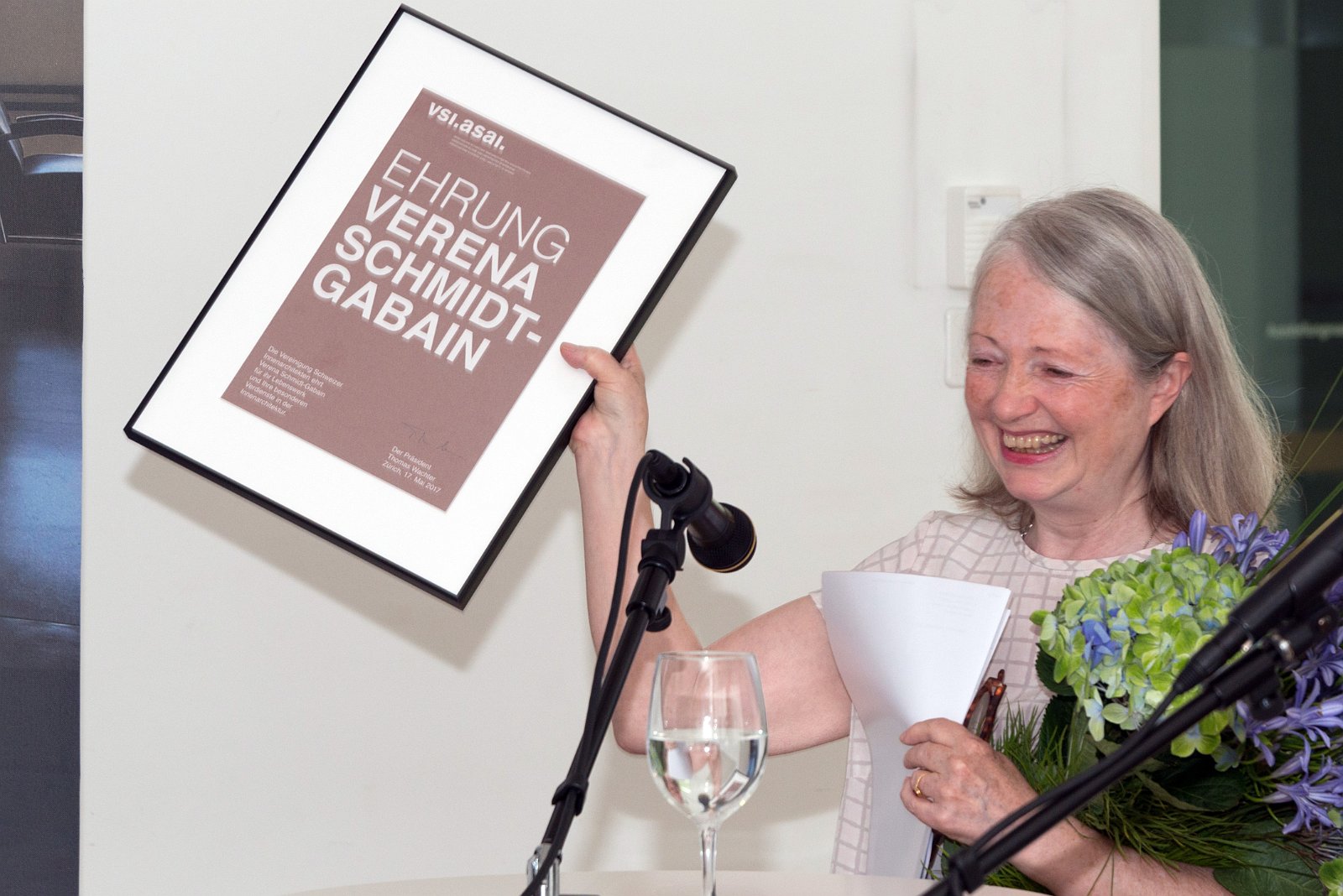 VSI.ASAI | World Interiors day 2017 | Ehrung Verena Schmidt-Gabain 