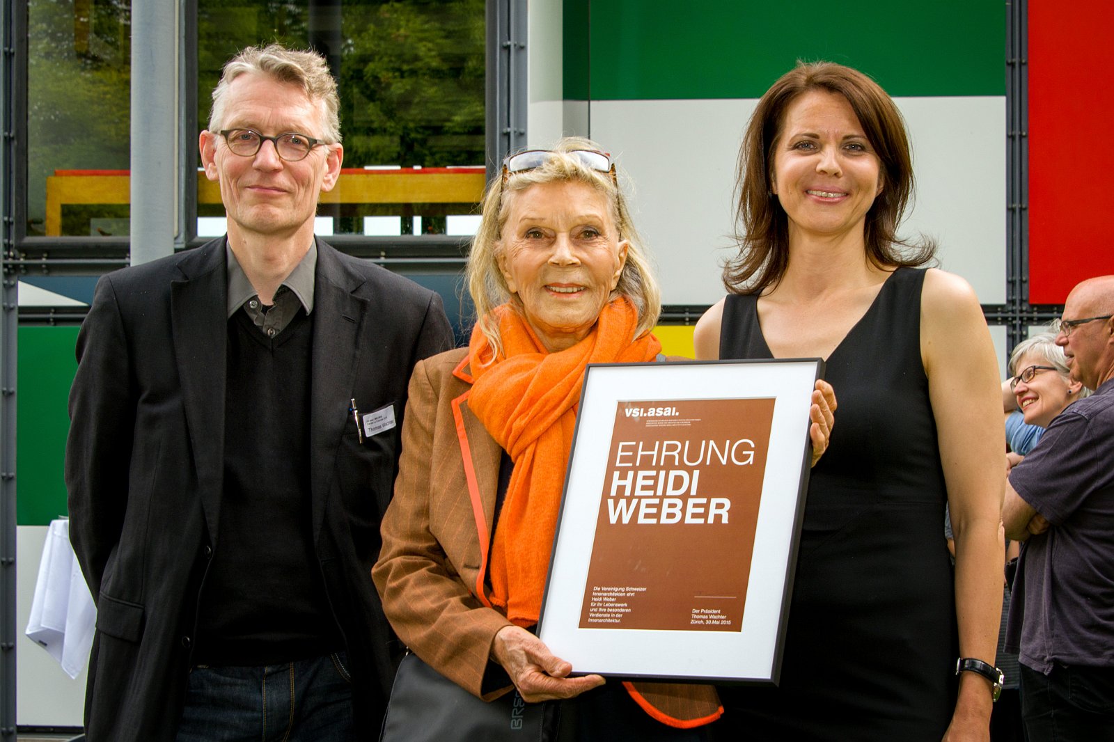 VSI.ASAI. | Ehrung von Heidi Weber für Ihr Lebenswerk | 30. Mai 2015 